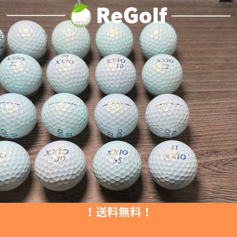 【中古】 ロストボール ゼクシオ カラーボール ブルー パール 銘柄混合 20球 ACランク ゴルフボール リゴルフ